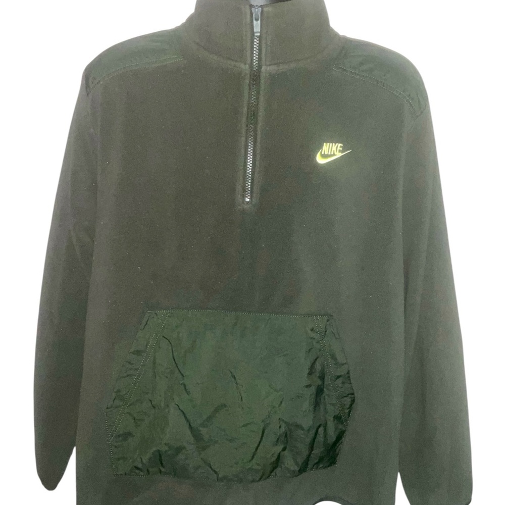 Nike Dark Green Half-Zip Fleece
